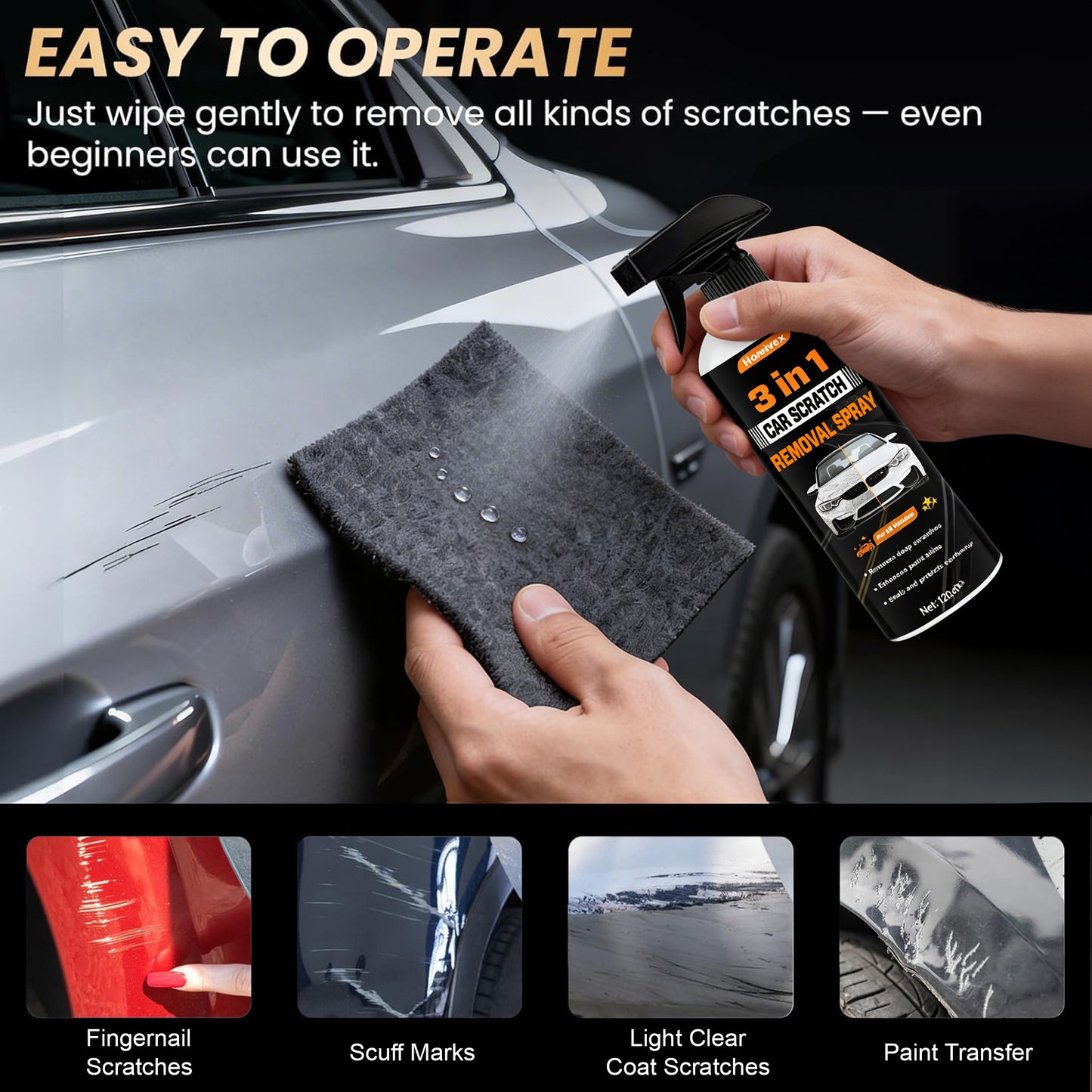 🔥 Hot Sale 70% OFF 🔥 Homivex™ 3-in-1 Car Scratch Remover Spray For All Vehicles