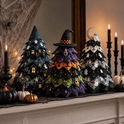 🔥 LAST DAY 59% OFF 🎃 Halloween Quilted Fabric Tree DIY Kit