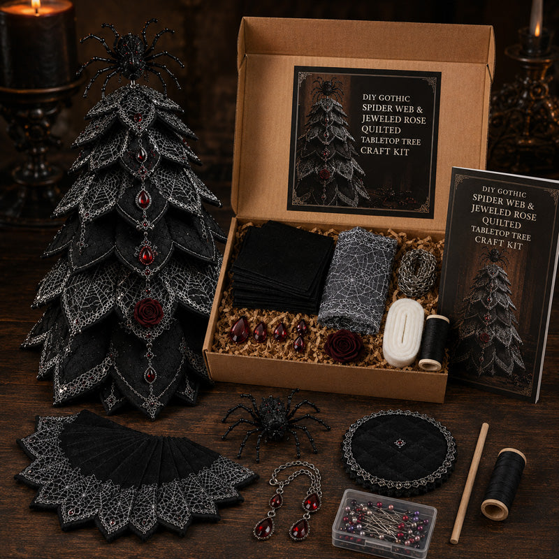 🔥 LAST DAY 59% OFF 🎃 Halloween Quilted Fabric Tree DIY Kit