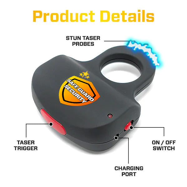 ️🎉 2025 Limited Offer 70% ️⏳ SUPTRUCK™ TinySafety Extreme 28,000,000 Knuckle Stun Grip ⚡ Ultimate Self-Defense Stun Ring
