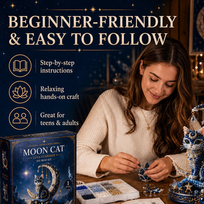 ✨ EARLY CHRISTMAS SALE 70% OFF 🌙 7 Moonlight Celestial Guardians 3D Bead Art DIY Kit
