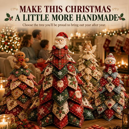 ☃️ LAST DAY 59% OFF 🎄 6 DIY Quilted Christmas Tree Kit