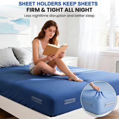 🔥 Hot Sale 70% OFF 🔥 Homivex™ Non-Slip Bed Sheet Grippers (4Pcs)