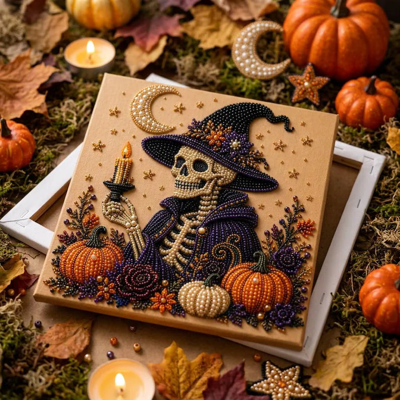 🔥 LAST DAY 49% OFF 🎃 Halloween Pearl Painting Art DIY Kit