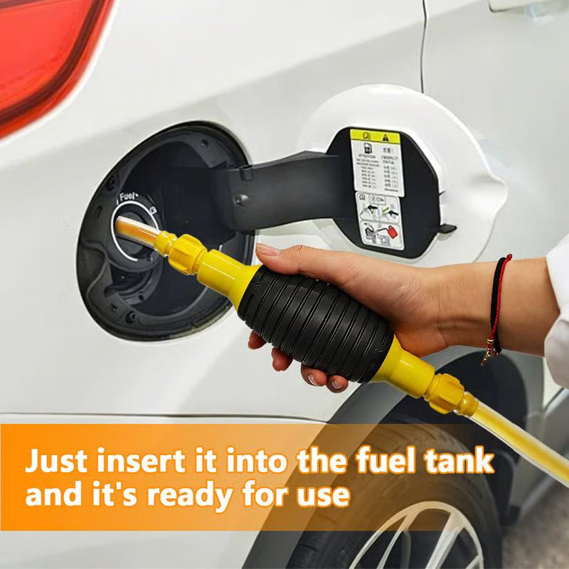 ✨ 49% OFF 🚀 Multifunction Liquid Sucker Pump High Flow Manual Fuel Pump 9.8 Ft Hose