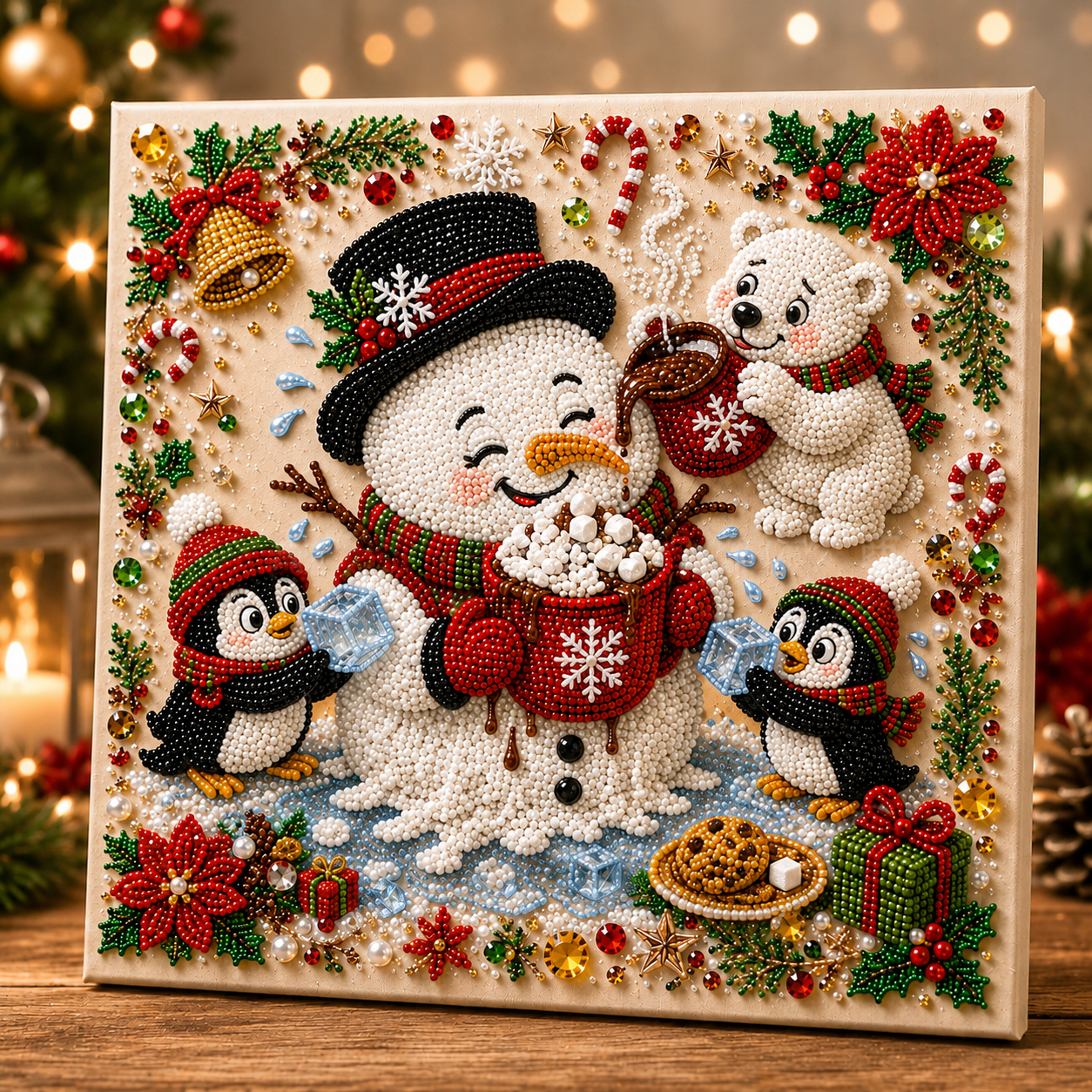 🎅 CHRISTMAS SALE 70% OFF🎄 Funny Christmas Eve 3D Pearl Art DIY Kit