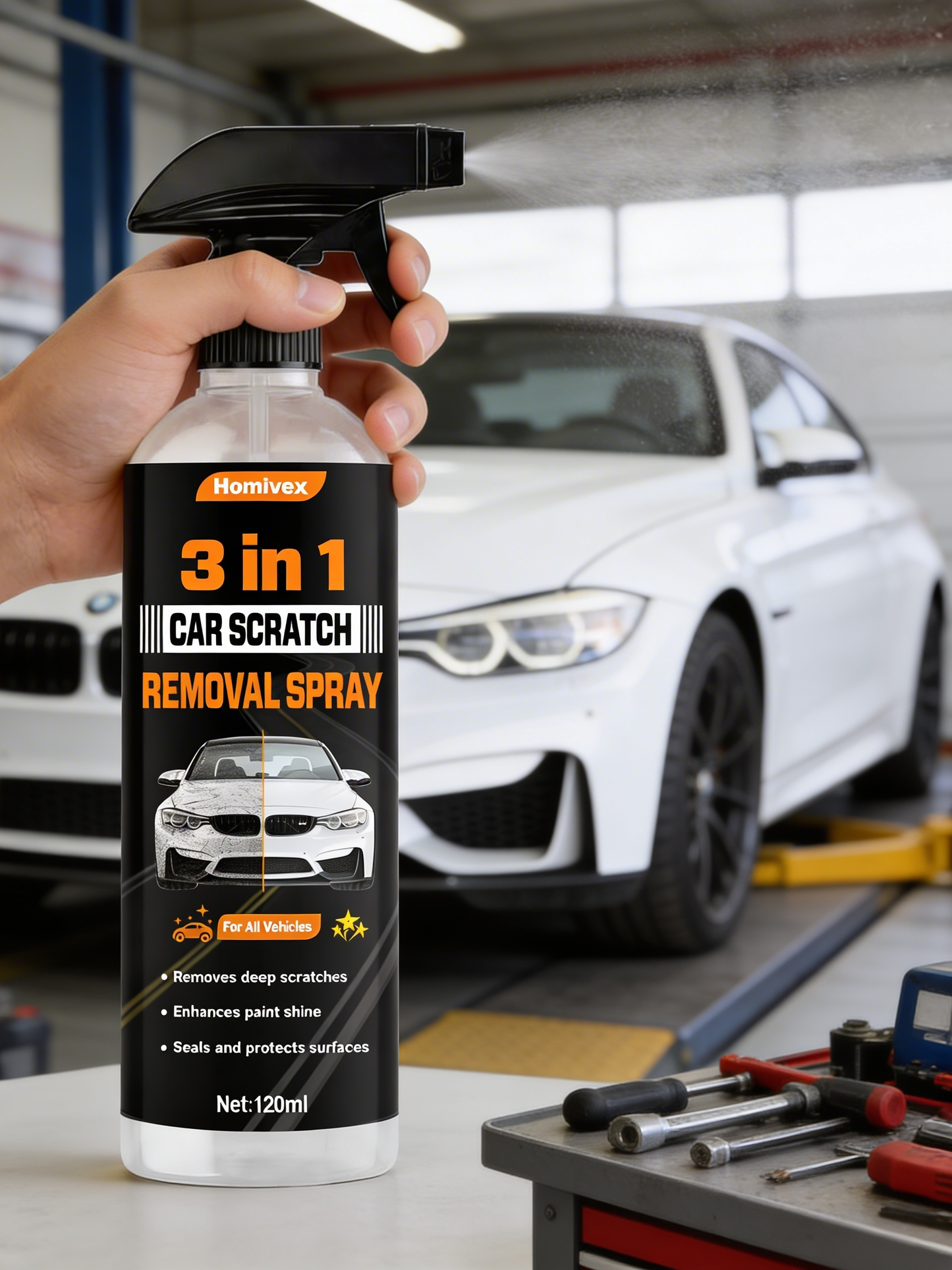 🔥 Hot Sale 70% OFF 🔥 Homivex™ 3-in-1 Car Scratch Remover Spray For All Vehicles