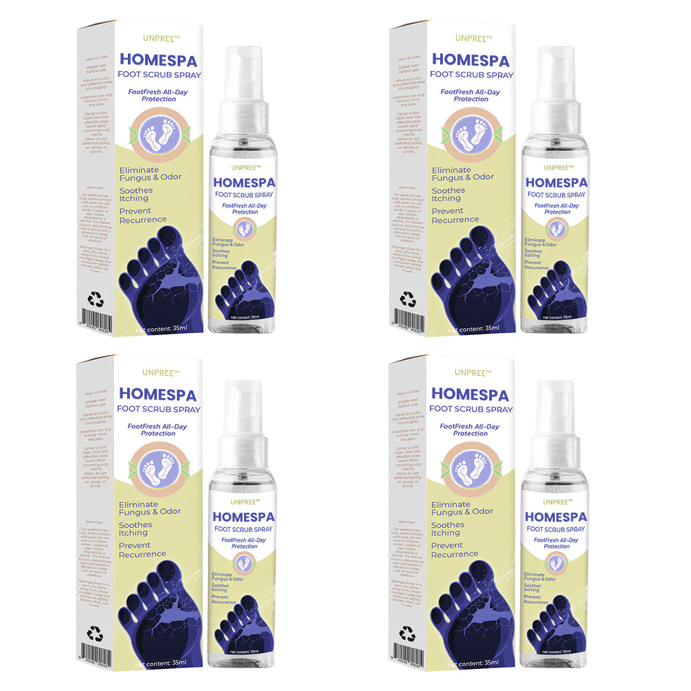 Unpree™ HomeSpa Foot Scrub Spray