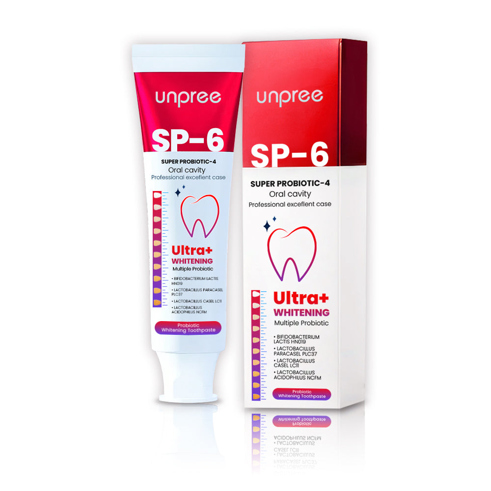 👨‍⚕️👨‍⚕️[✨𝐎𝐟𝐟𝐢𝐜𝐢𝐚𝐥 𝐁𝐫𝐚𝐧𝐝 𝐒𝐭𝐨𝐫𝐞✨] Unpree™ SP-6 Ultra+ Probiotic Whitening Toothpaste (👨‍⚕𝐀𝐃𝐀 𝐑𝐄𝐂𝐎𝐌𝐌𝐄𝐍𝐃𝐒)