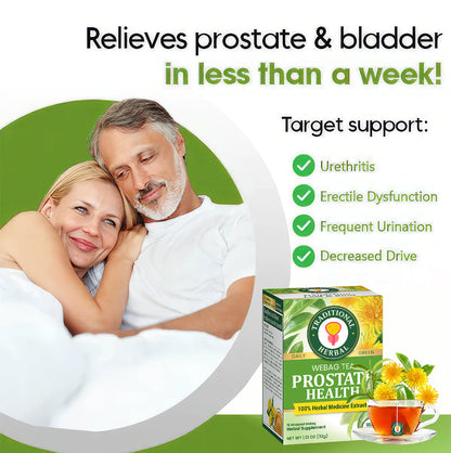 TRADITIONAL HERBAL Prostate Health Tea 🔥 Power Up Your Prostate 💪 LAST DAY SALE 70% OFF