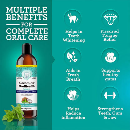 Cocomint™ Oral Health Pulling Oil - Solve all Oral Problems