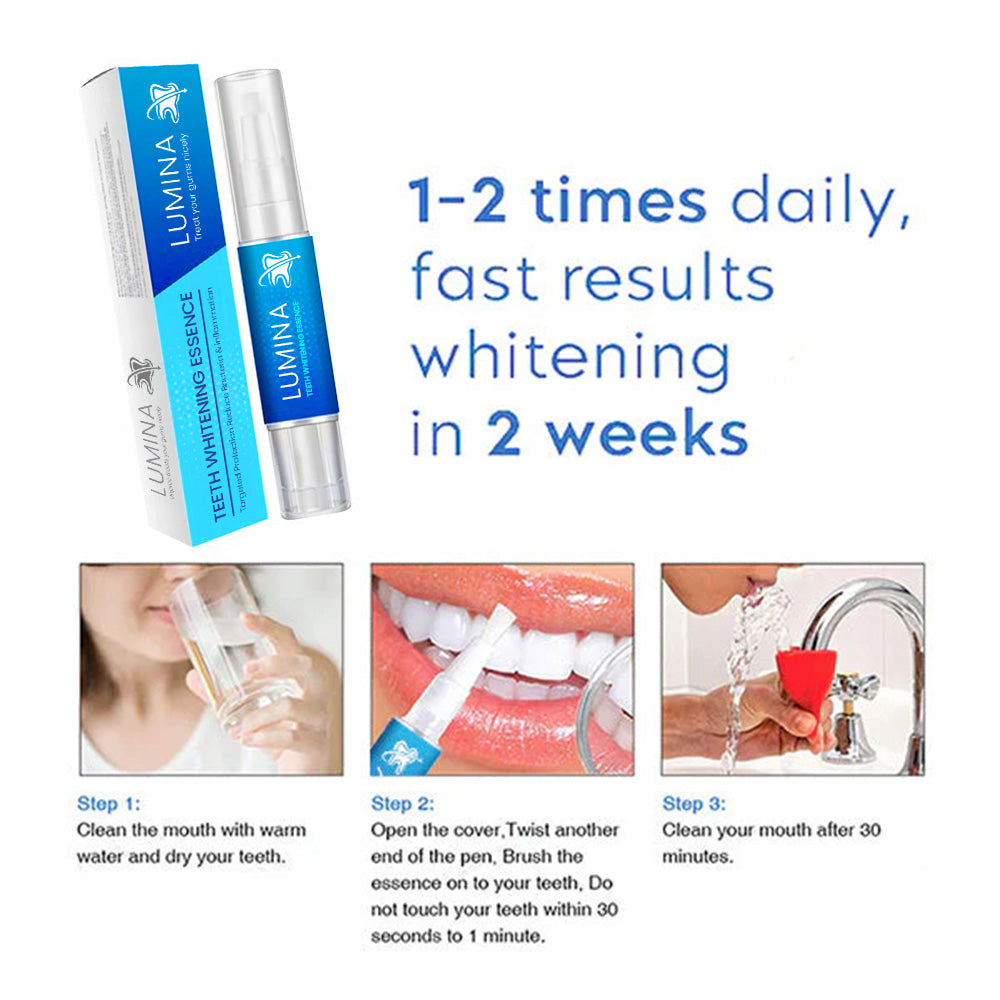 LUMINA™ Teeth Whitening Essence 🔥 LAST DAY SALE 70% OFF 🔥