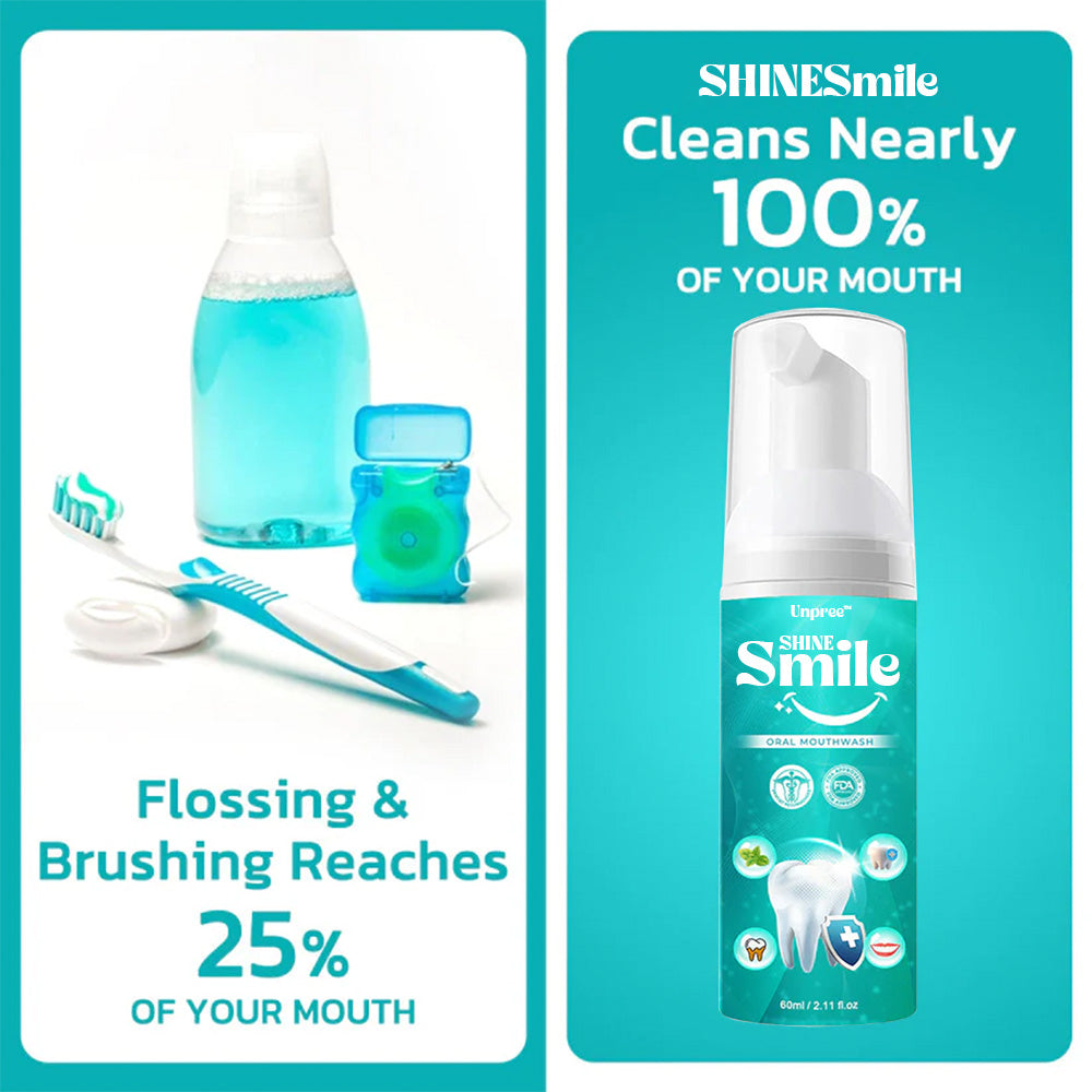 UNPREE™ SHINESmile Oral Mouthwash - Solve All Oral Problems 🔥 LAST DAY SALE 70% OFF 🔥