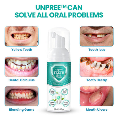 UNPREE™ Herbal Mouthwash Foam - Solve All Oral Problems 🔥 LAST DAY SALE 70% OFF 🔥