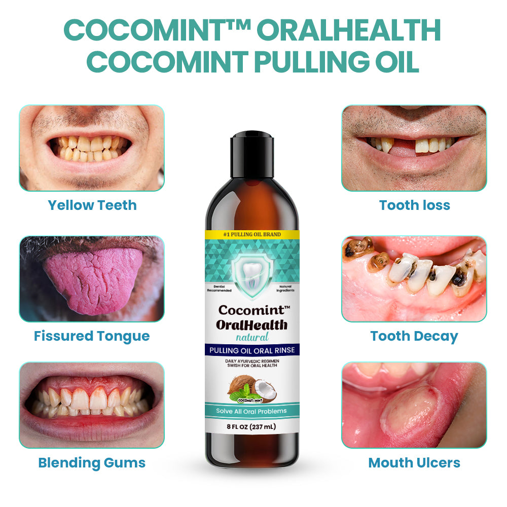 Cocomint™ Oral Health Pulling Oil - Solve all Oral Problems