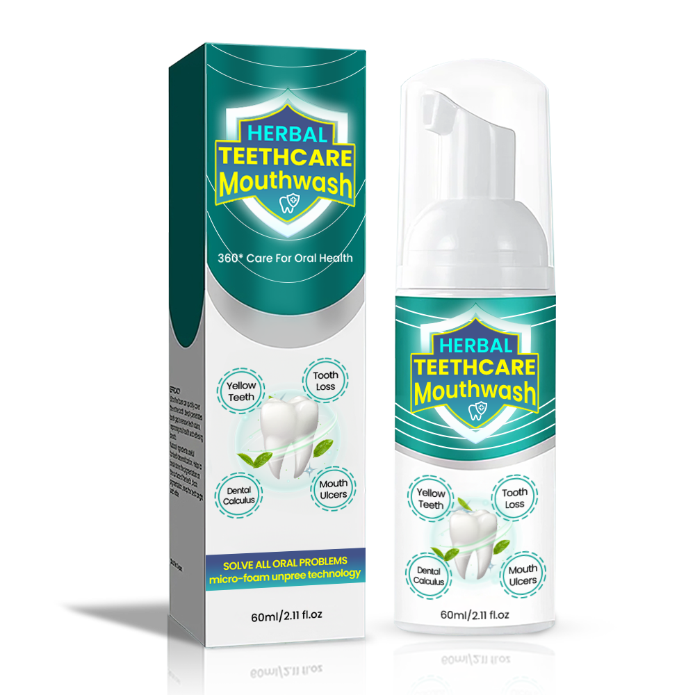 HERBAL TEETHCare Mouthwash - Solve All Oral Problems 🔥 LAST DAY SALE 70% OFF 🔥