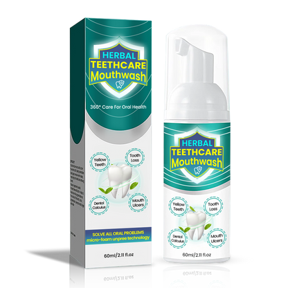 HERBAL TEETHCare Mouthwash - Solve All Oral Problems 🔥 LAST DAY SALE 70% OFF 🔥