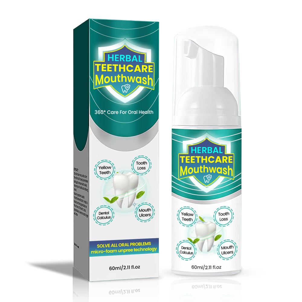 HERBAL TEETHCare Mouthwash - Solve all Oral Problems 🔥 LAST DAY SALE 70% OFF 🔥