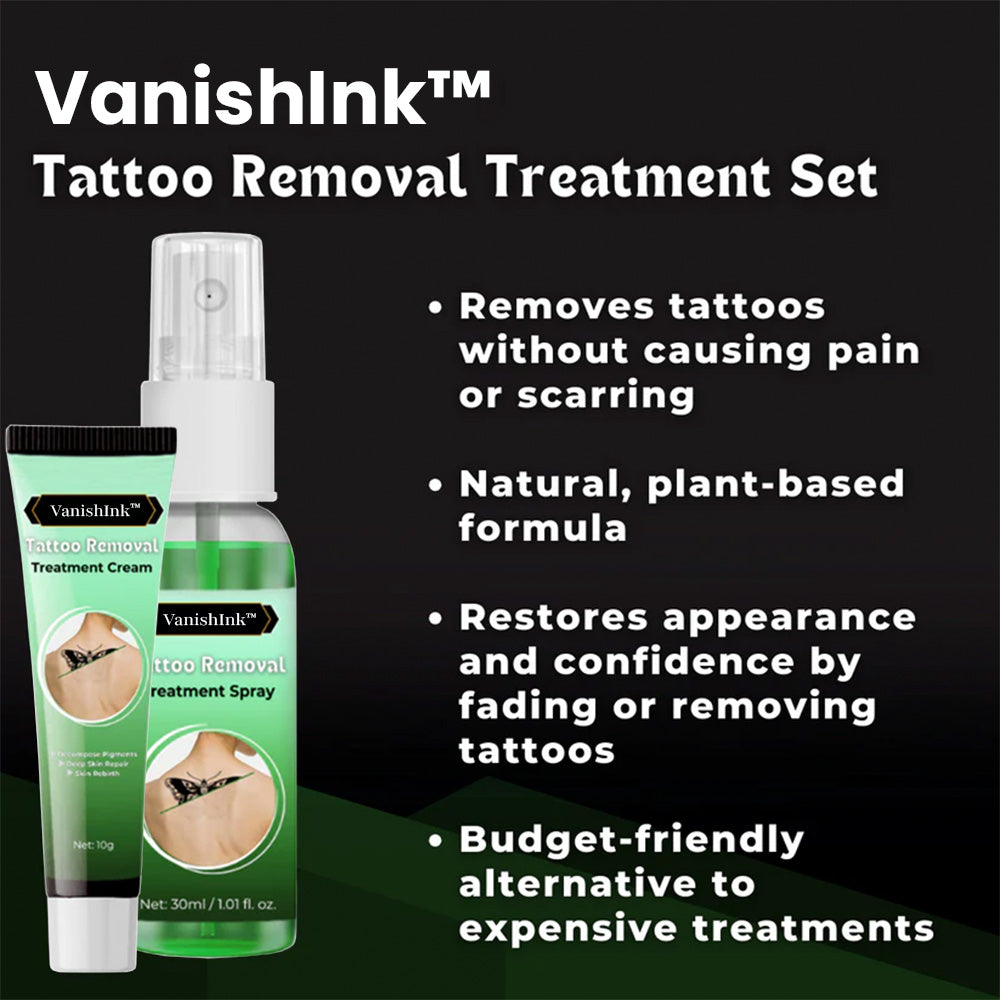 VanishInk™ Tattoo Removal Treatment Set - 🔥 LAST DAY SALE 80% OFF 🔥