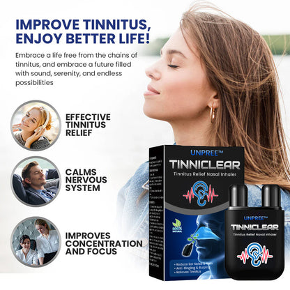 UNPREE™ TINNICLEAR Tinnitus Relief Nasal Inhaler 🔥 LAST DAY SALE 70% OFF 🔥