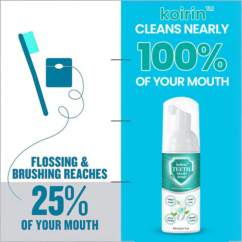 2026 Sale 70% OFF 🦷✨ Kolirin™ TEETH Herbal Mouthwash 🌿 Solve all Oral Problems