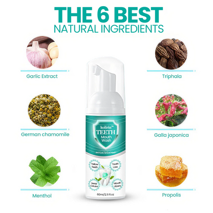 2026 Sale 70% OFF 🦷✨ Kolirin™ TEETH Herbal Mouthwash 🌿 Solve all Oral Problems