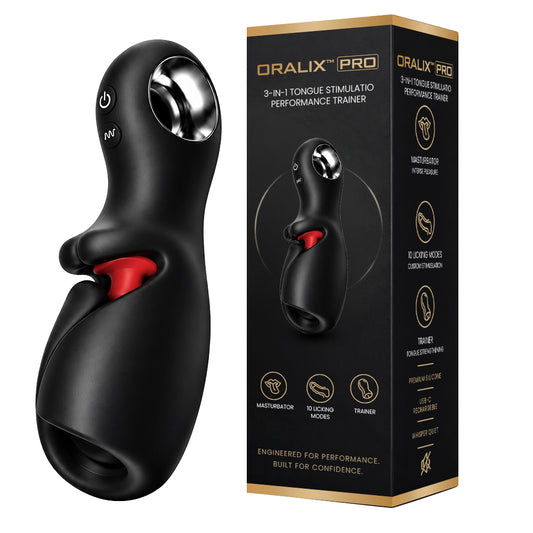 SUMMER DAY 70% OFF 💪 2026 Upgraded Oralix™ PRO 3-in-1 Tongue Stimulation Performance Trainer – Adjustable Universal Fit