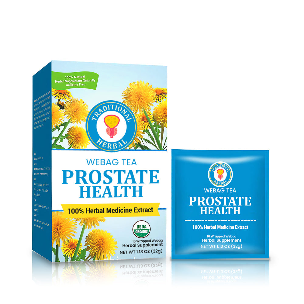 TRADITIONAL WEBAG™ Herbal Prostate Healthy Tea 💪Reclaim Your Strength💪LAST DAY SALE 70% OFF