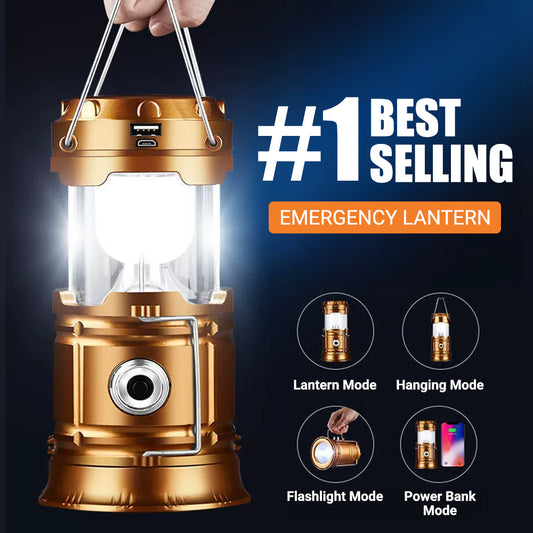 2026 Upgraded Lumora™ 4in1 Solar Emergency Survival Lantern ⚡ #1 Must-Have for Power Outages