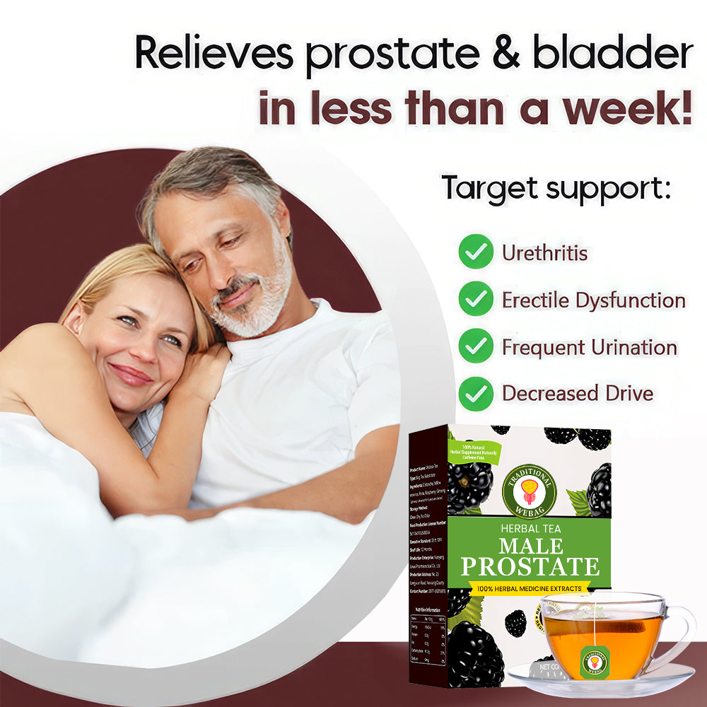 TRADITIONAL WEBAG Herbal Male Prostate Tea 💪Reclaim Your Masculine Vigor💪 LAST DAY SALE 75% OFF