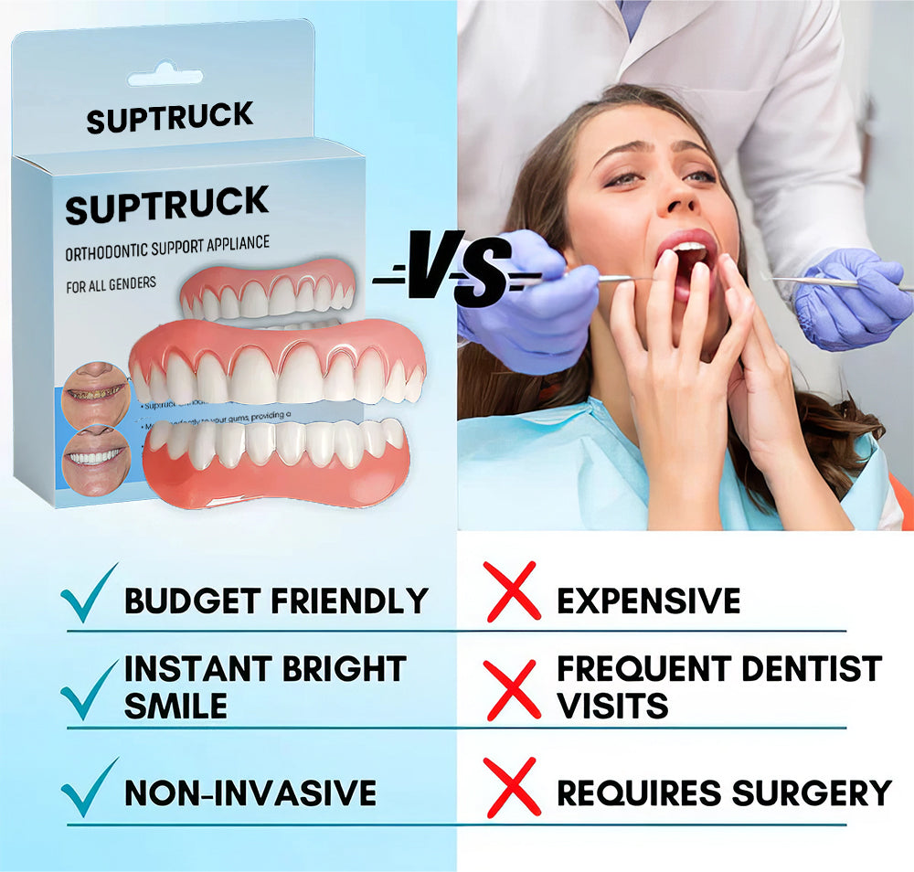 Suptruck™ Silicone Reline Denture Set - Eat Freely, Smile Proudly 🔥 LAST DAY SALE 75% OFF  🔥