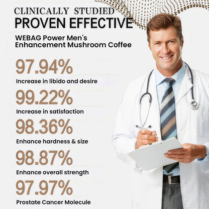 WEBAG™ Power Men's Enhancement Mushroom Coffee 🔥Reclaiming Your Masculine Vigor 🔥