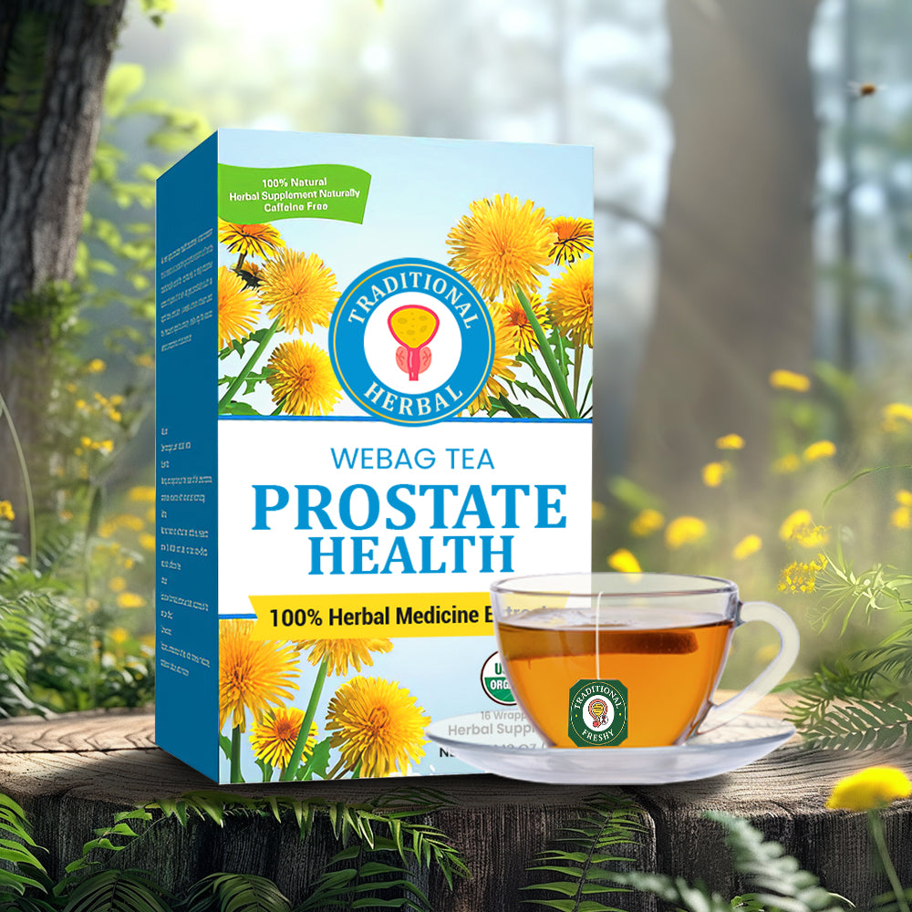 TRADITIONAL WEBAG™ Herbal Prostate Healthy Tea 💪Reclaim Your Masculine Vigor💪LAST DAY SALE 70% OFF