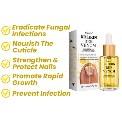 Unpree™ Kolirin Bee Venom Nail Growth And Repair Serum 🔥 Solve All Nail Problems