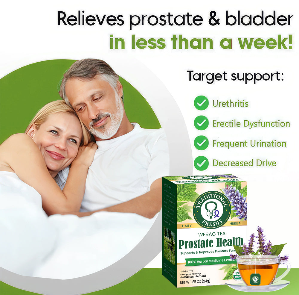 TRADITIONAL FRESHY Prostate Support Tea 🔥 LAST DAY SALE 70% OFF 🔥