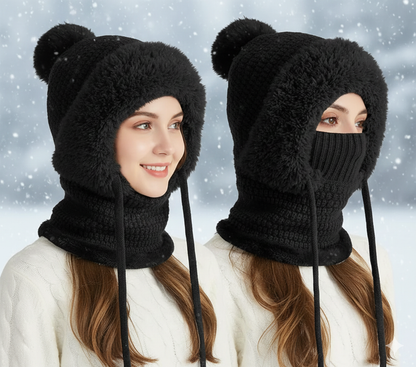 🎄 Early Christmas 70% OFF 🌡️ FancyStar™ 4-in-1 Beanie Winter Hat (Integrated Mask, Neck & Ears Warmer)