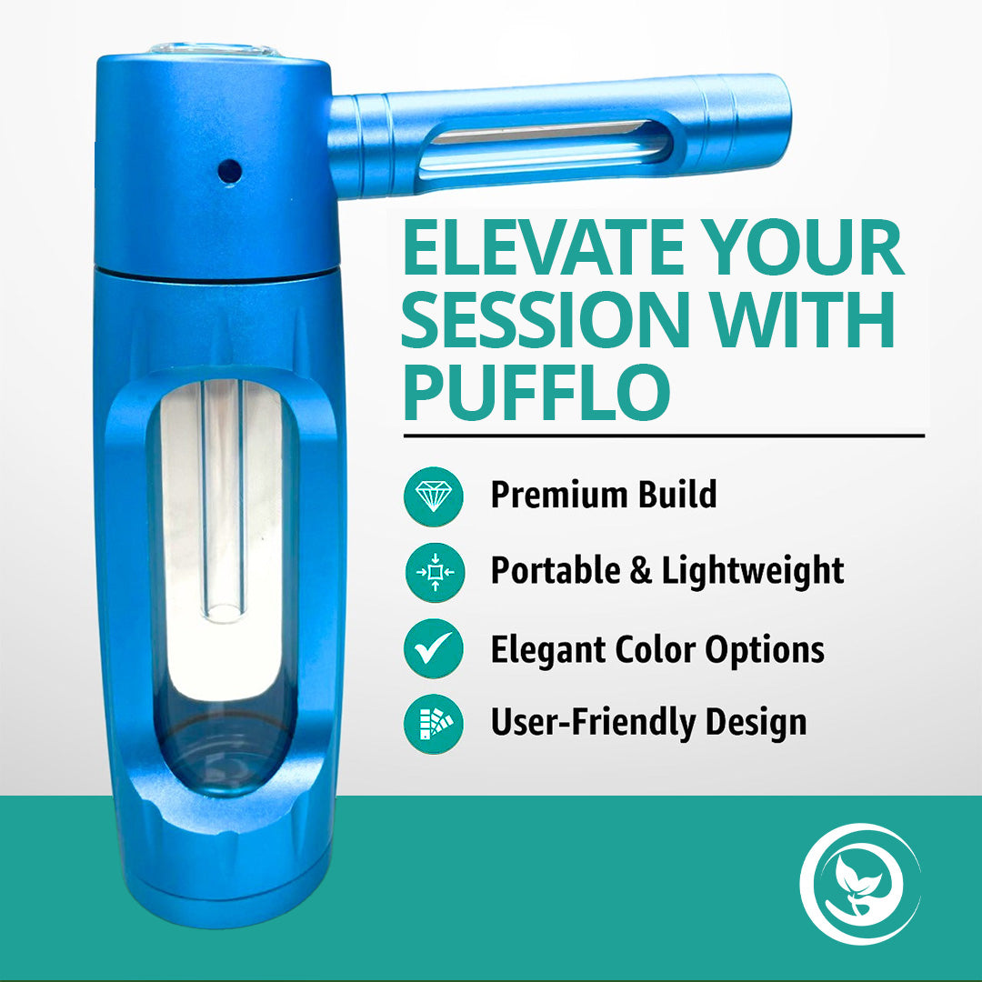 Pufflo™ Pure Flavor Smoking Bottle. Clean Taste. Filtered Draw.