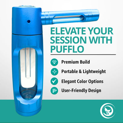 Pufflo™ Pure Flavor Smoking Bottle. Clean Taste. Filtered Draw.