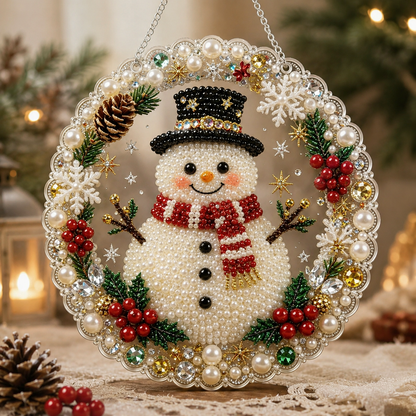 🔥EARLY XMAS SALE 70% OFF🔥 Festive Christmas DIY Diamond Pearl Art Kit - 6 Sparkling Holiday Designs