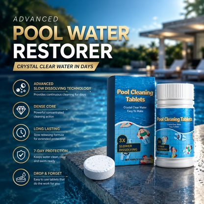 💥LAST DAY 50% OFF - BUY 1 GET 1 FREE💥 PureWave® Eco-Friendly Pool Cleaning Tablets