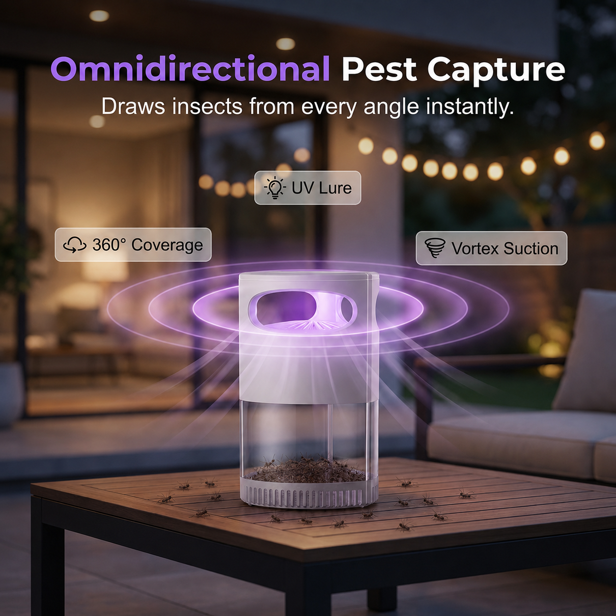 SUMMER DAY 50% OFF 🦟 LumiTrap™ UV Mosquito Killer Lamp – quiet, USB, chemical-free 🚫🌙