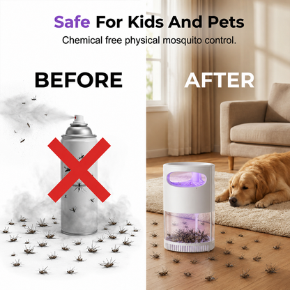 SUMMER DAY 50% OFF 🦟 LumiTrap™ UV Mosquito Killer Lamp – quiet, USB, chemical-free 🚫🌙