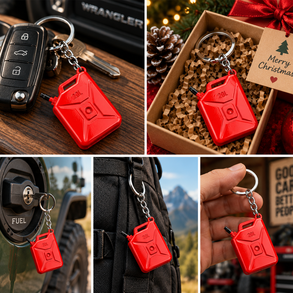 🎄 EARLY CHRISTMAS 49% OFF ⛽ Mini 20L Jerry Can Keychain