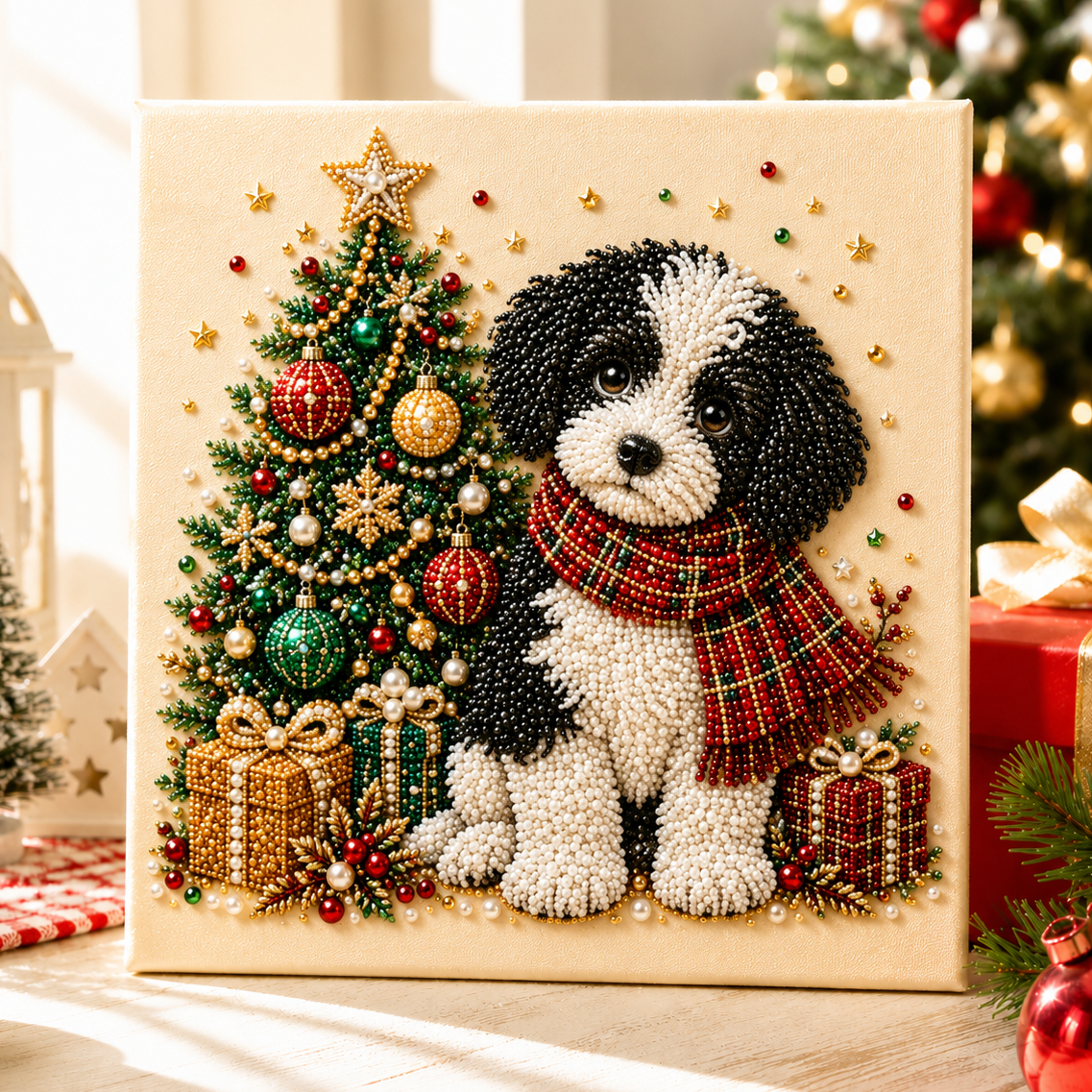 🔥 EARLY CHRISTMAS SALE 49% OFF 🐶 Puppy DIY Diamond Pearl Art Kit