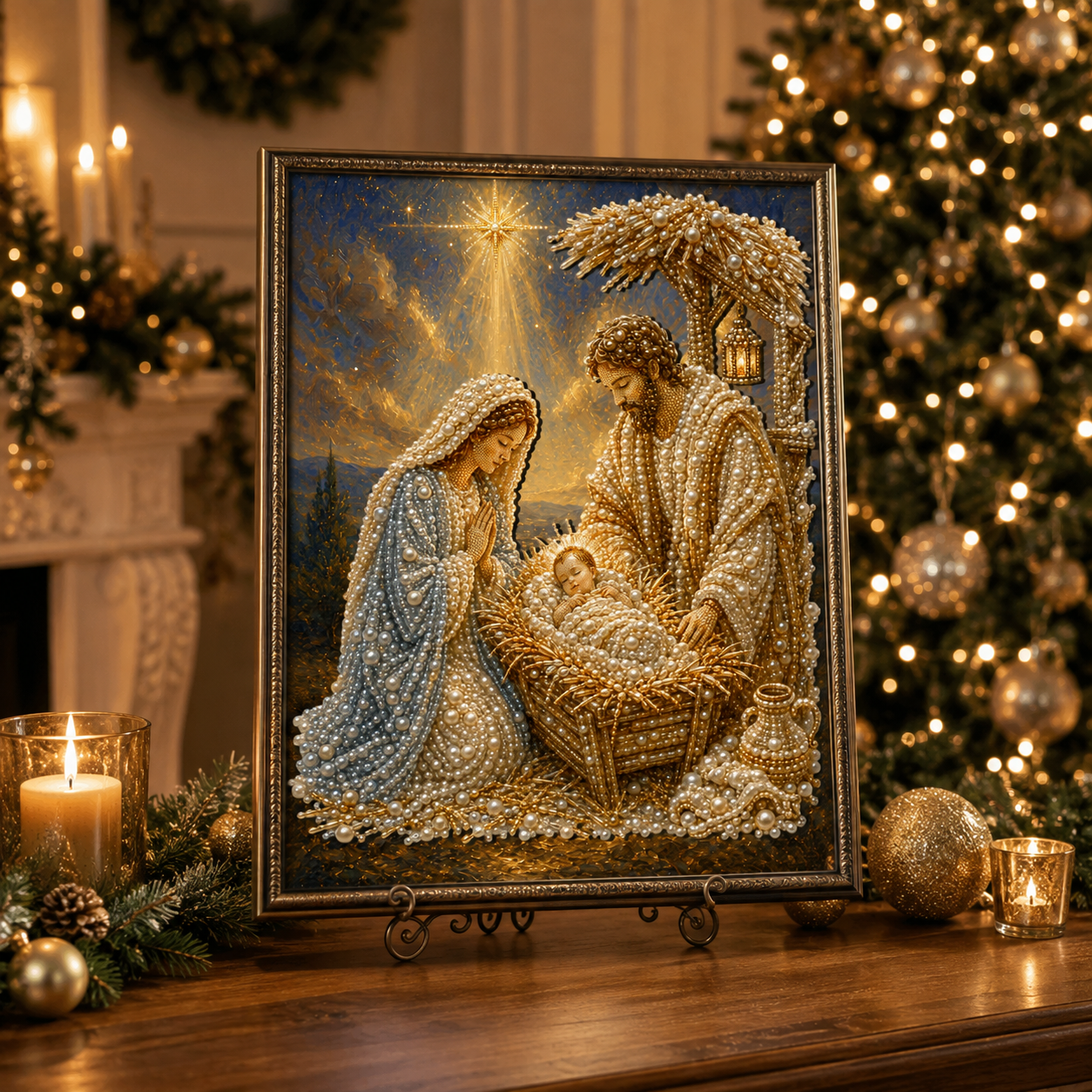 ❄️ EARLY CHRISTMAS SALE 70% OFF 🎄 10 Christmas & Nativity 3D Pearl Art DIY Kit