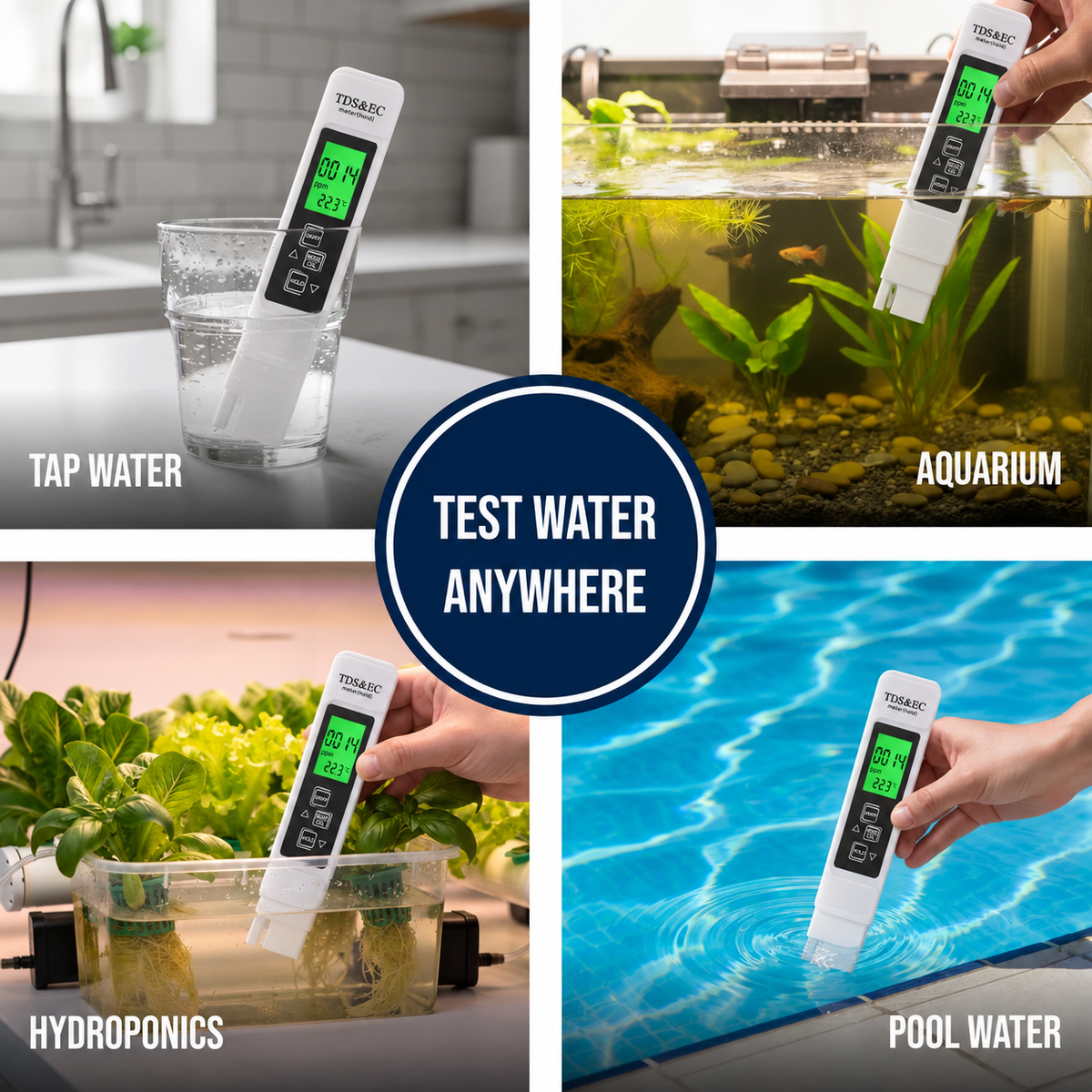 Last Day 49% OFF 🔥 2026 All New 4 in 1 Digital Meter Digital Water Tester