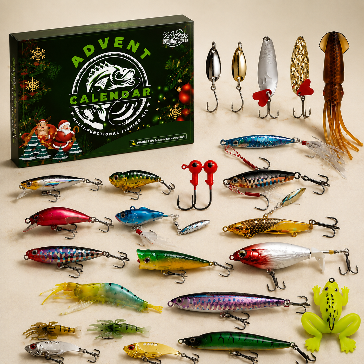 🎄 Early Christmas 50% OFF 🐾 2026 Fishing Advent Calendar - 24 Days of Fishing Surprises 🎁
