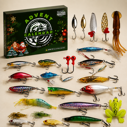 🎄 Early Christmas 50% OFF 🐾 2026 Fishing Advent Calendar - 24 Days of Fishing Surprises 🎁