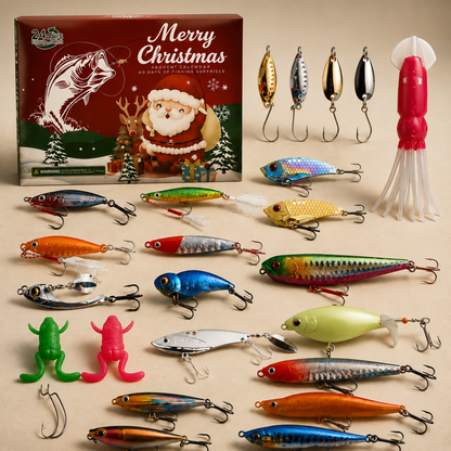 🎄 Early Christmas 50% OFF 🐾 2026 Fishing Advent Calendar - 24 Days of Fishing Surprises 🎁