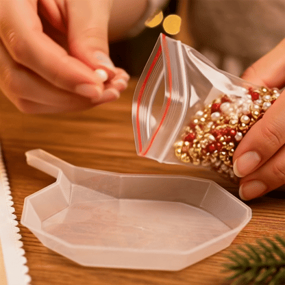 🔥 XMAS PRE-SALE SPECIAL 70% OFF🔥 Holiday Pearl Magic DIY Art Kit – 5 Festive Christmas Designs, 3D Beaded Craft